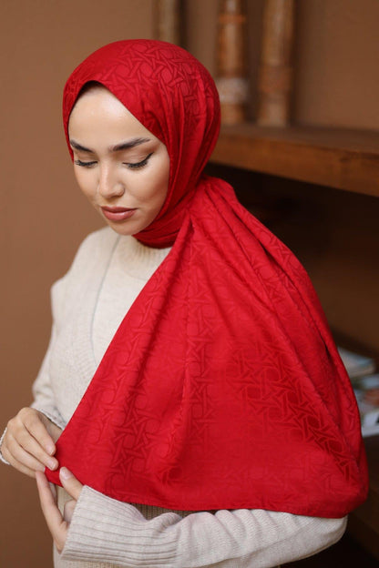 Silk Home Deluxe Şal - 40003 Kırmızı