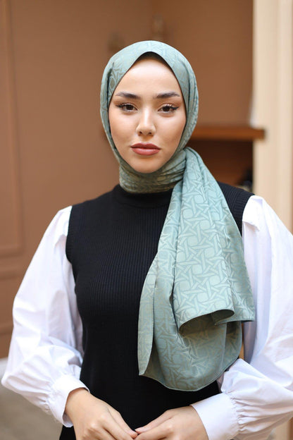 Silk Home Deluxe Şal - 40003 Koyu Çağla