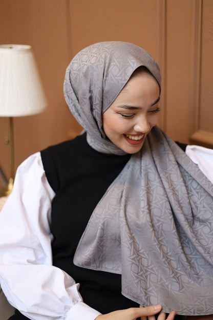 Silk Home Deluxe Şal - 40003 Mat Gri