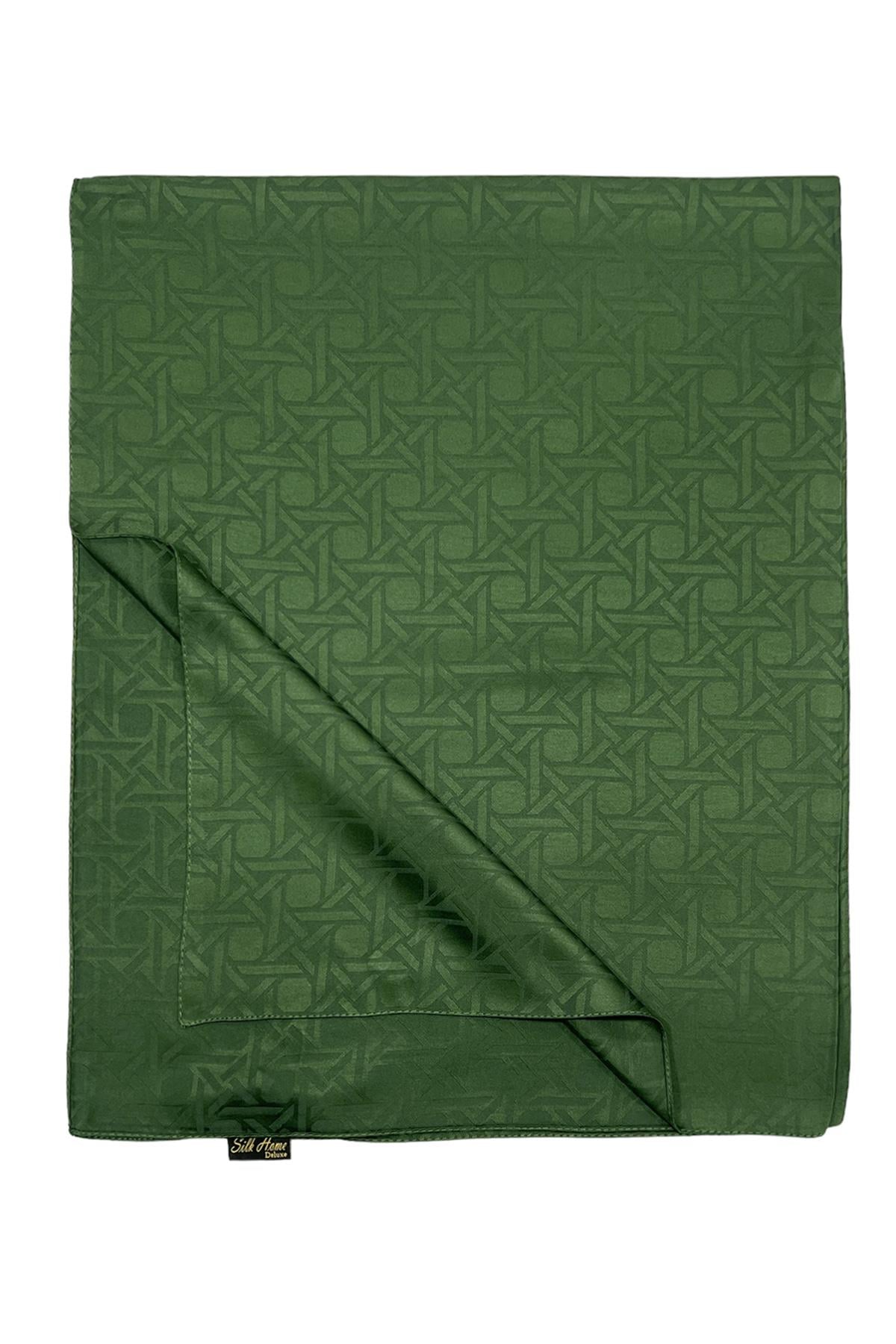 Silk Home Deluxe Şal - 40003 Koyu Yeşil