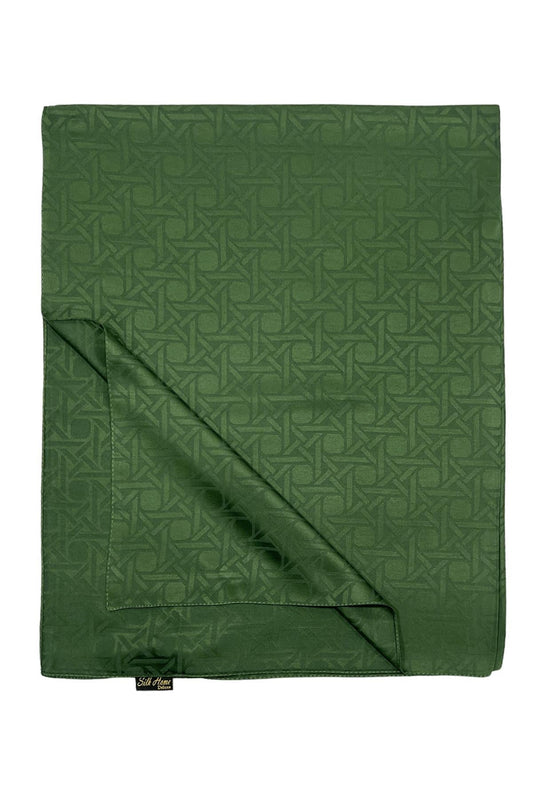 Silk Home Deluxe Şal - 40003 Koyu Yeşil