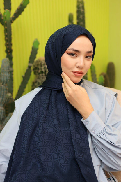 Silk Home Deluxe Şal - 40003 Lacivert