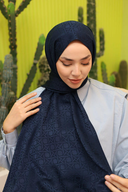 Silk Home Deluxe Şal - 40003 Lacivert