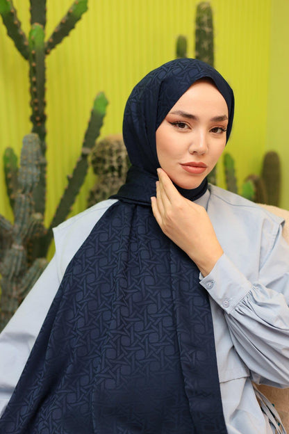 Silk Home Deluxe Şal - 40003 Lacivert
