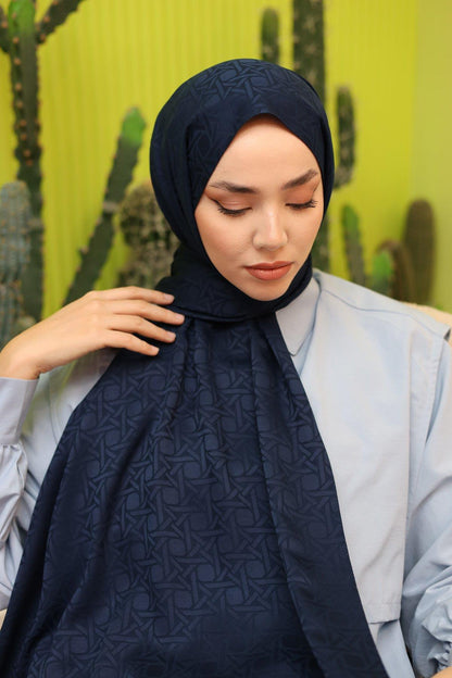 Silk Home Deluxe Şal - 40003 Lacivert
