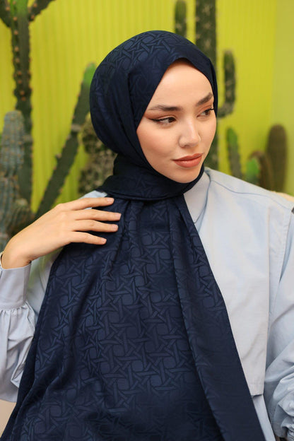 Silk Home Deluxe Şal - 40003 Lacivert