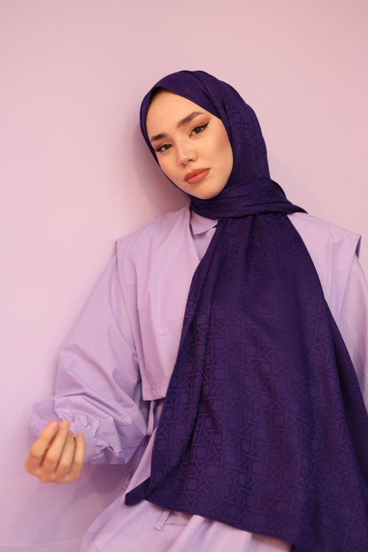 Silk Home Deluxe Şal - 40003 Mor