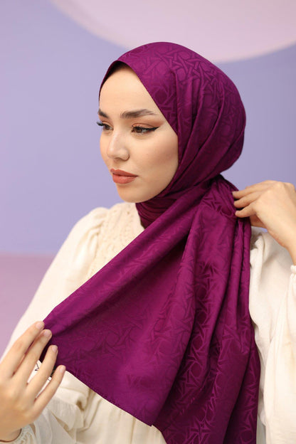 Silk Home Deluxe Şal - 40003 Mürdüm