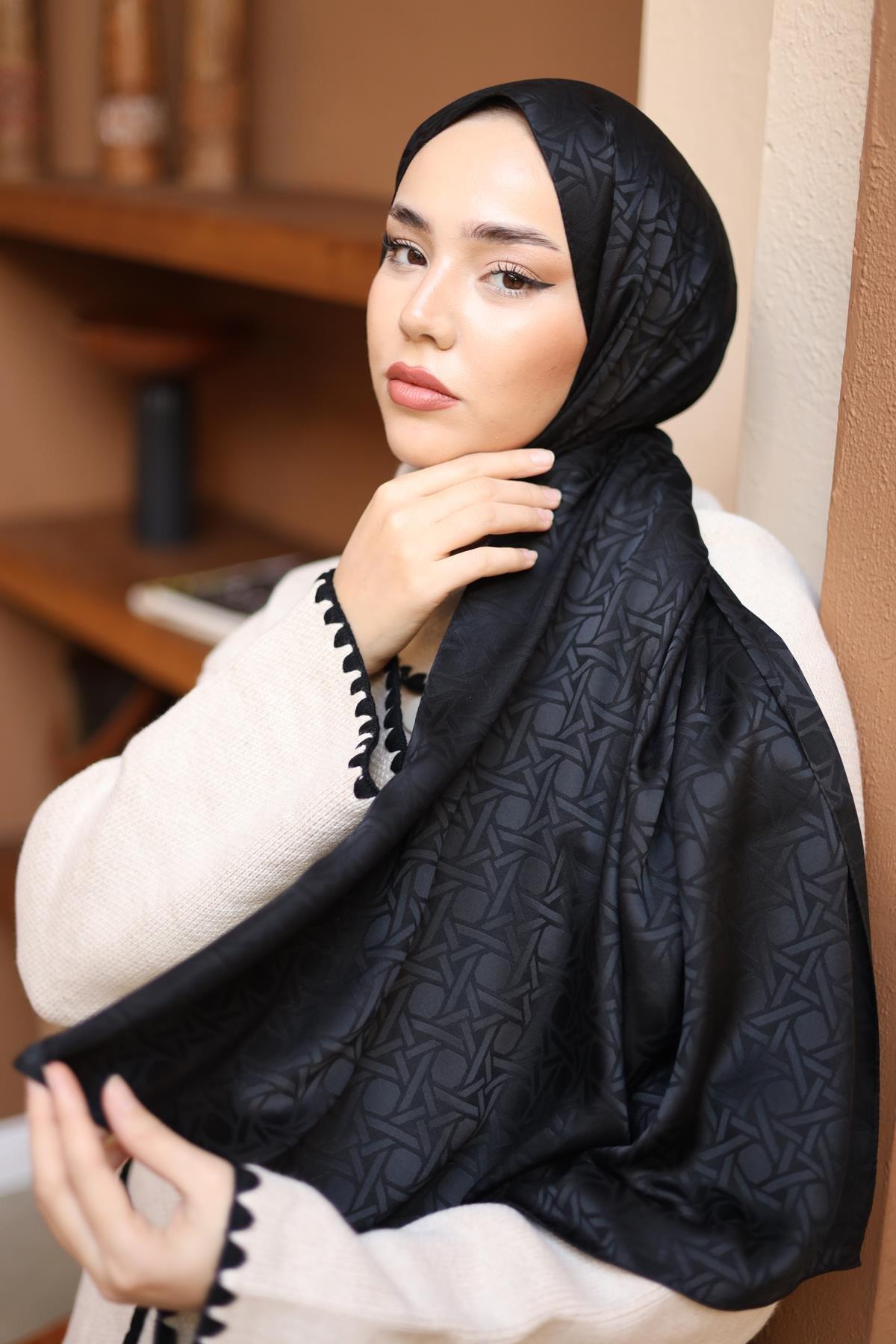 Silk Home Deluxe Şal - 40003 Siyah