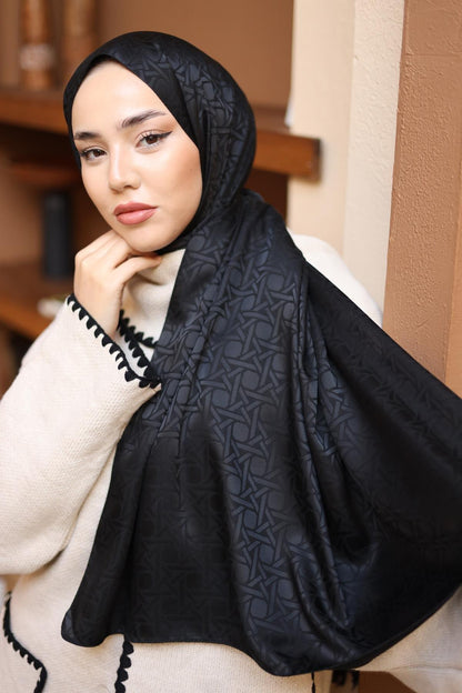 Silk Home Deluxe Şal - 40003 Siyah