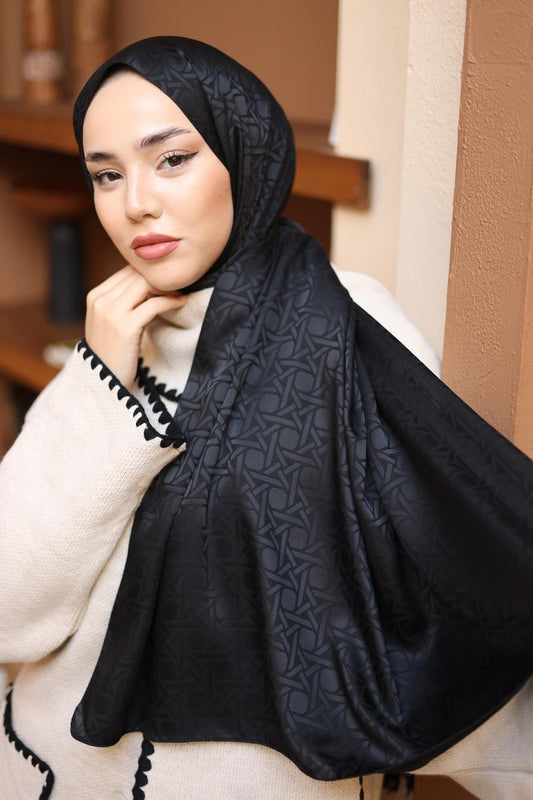 Silk Home Deluxe Şal - 40003 Siyah