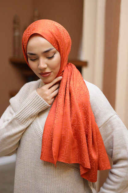 Silk Home Deluxe Şal - 40003 Turuncu