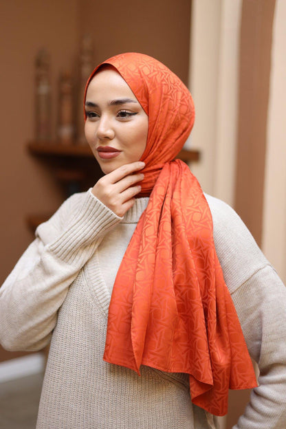 Silk Home Deluxe Şal - 40003 Turuncu