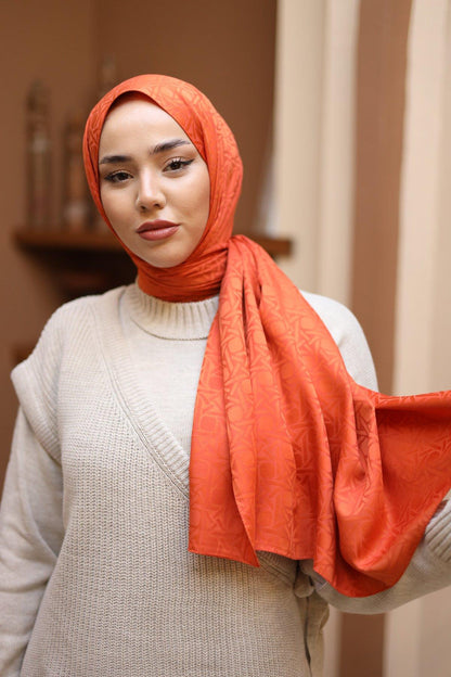 Silk Home Deluxe Şal - 40003 Turuncu