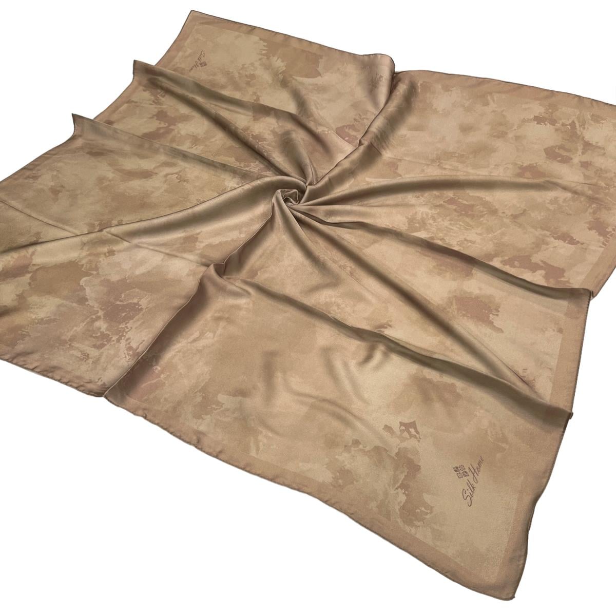 Silk Home Desenli Shiny Eşarp - 8647 - Dore
