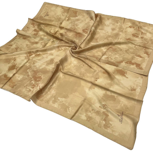Silk Home Desenli Shiny Eşarp - 8647 - Gold