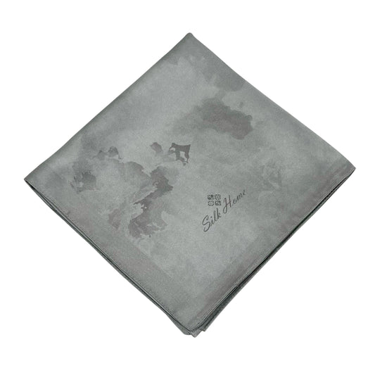 Silk Home Desenli Shiny Eşarp - 8647 - Gri