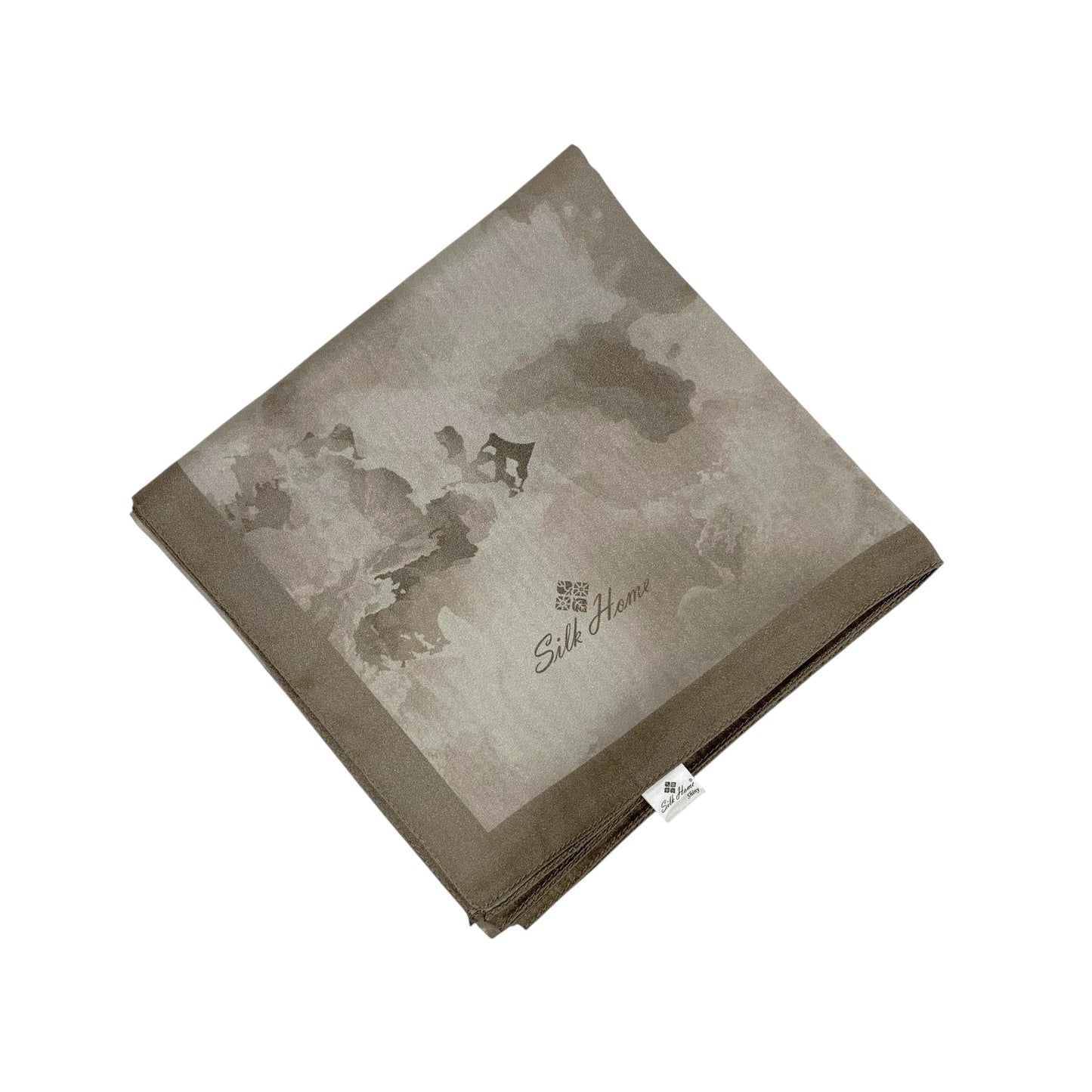 Silk Home Desenli Shiny Eşarp - 8647 - Soft Vizon