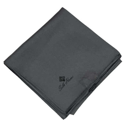 Silk Home Düz Shiny Eşarp - Koyu Antrasit