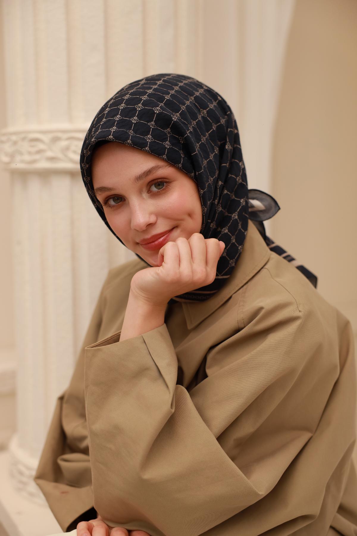 Silk Home Olinda Eşarp - 48004 - Morcivert