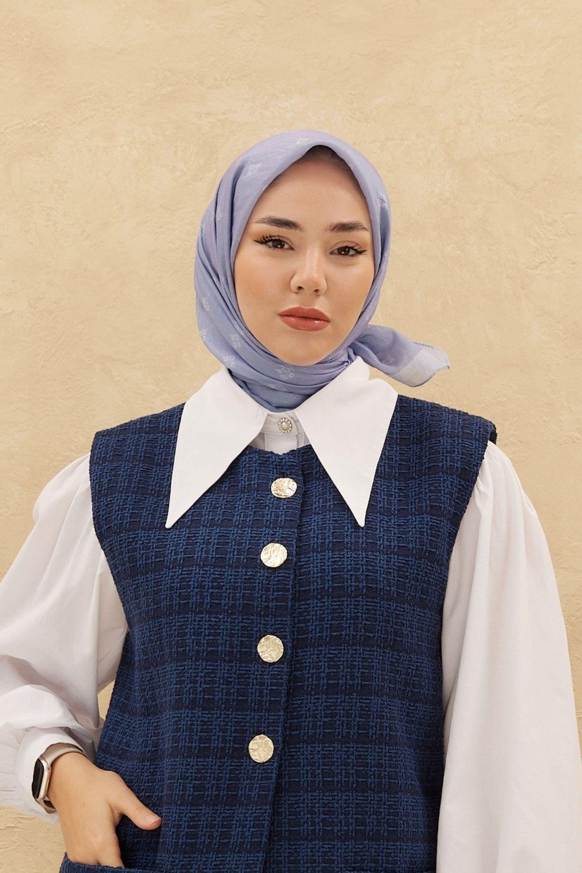 Silk Home Olinda Eşarp - Açık Mavi