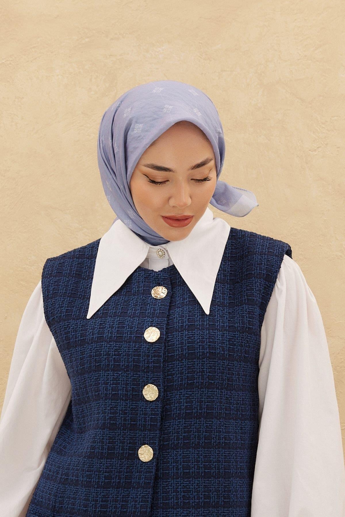 Silk Home Olinda Eşarp - Açık Mavi