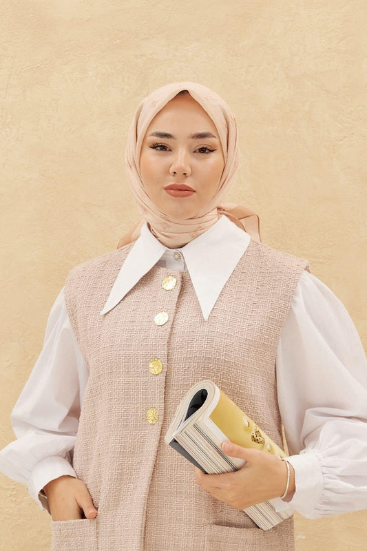 Silk Home Olinda Eşarp - Bej Vizon