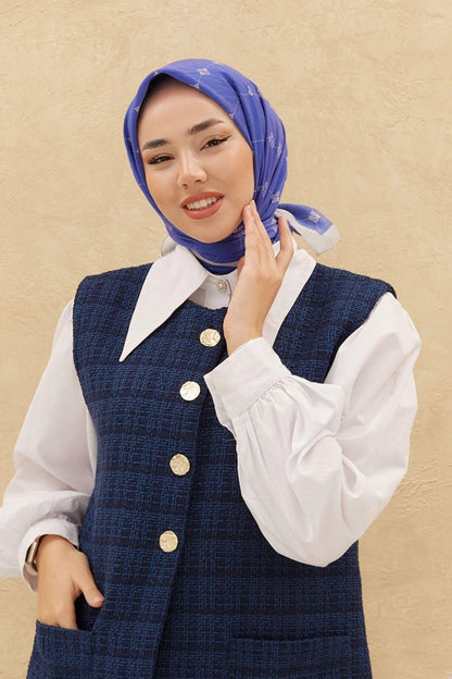 Silk Home Olinda Eşarp - Saks Gri