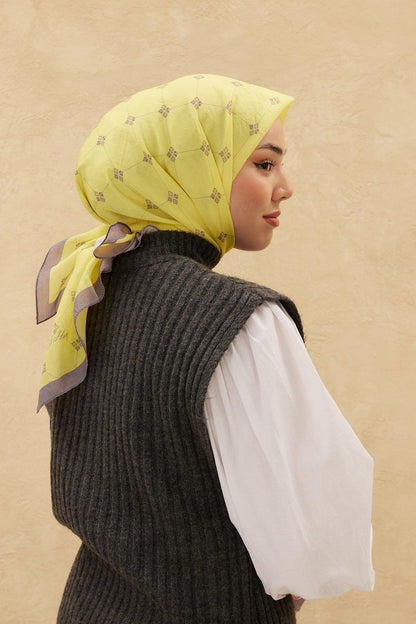 Silk Home Olinda Eşarp - Sarı Yeşil