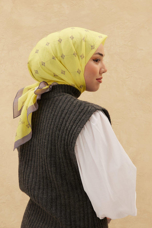 Silk Home Olinda Eşarp - Sarı Yeşil