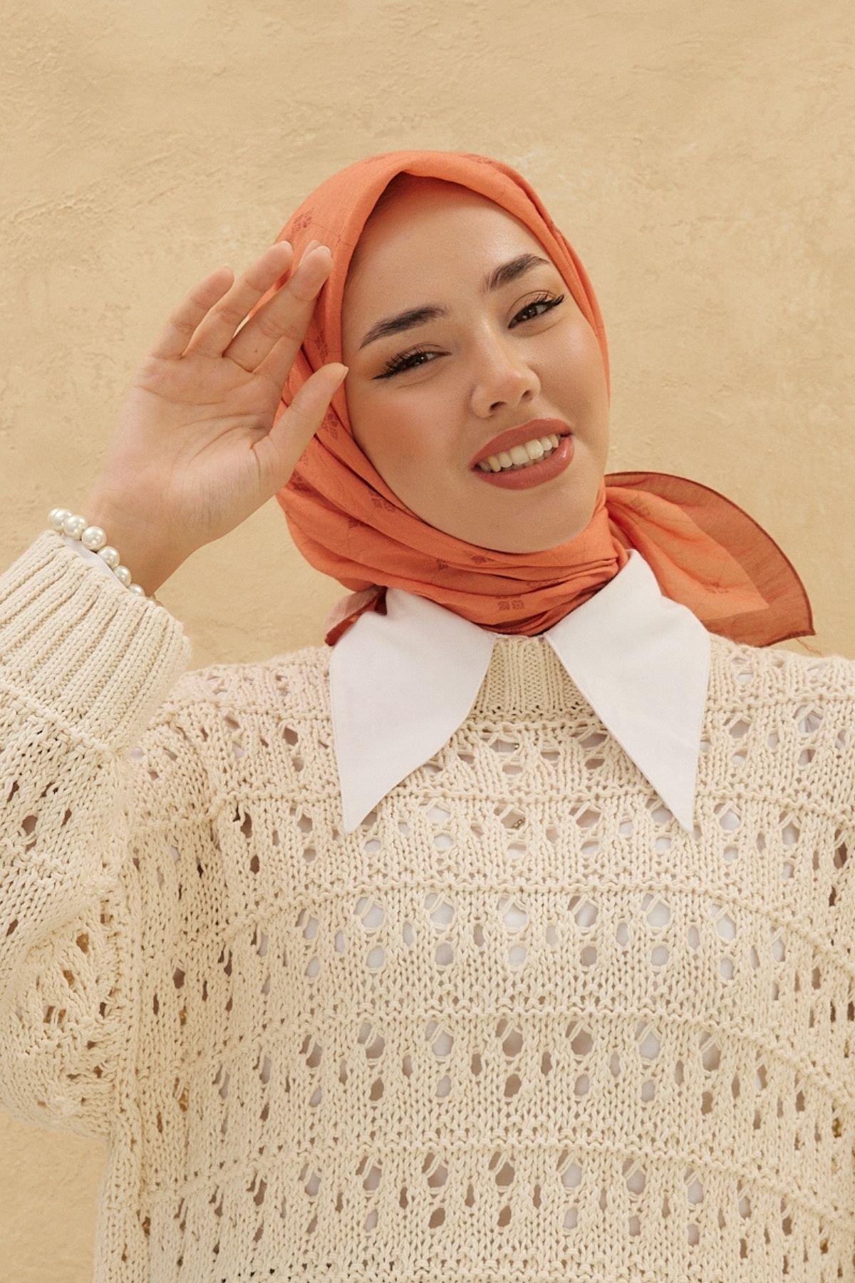 Silk Home Olinda Eşarp - Soft Bakır