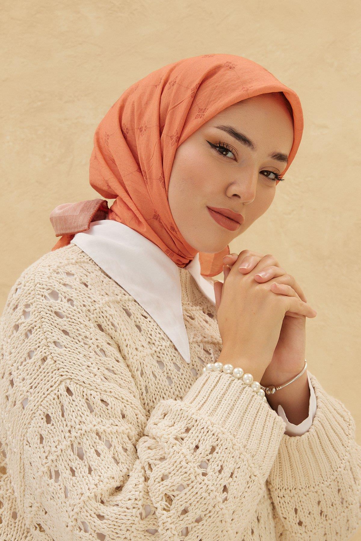 Silk Home Olinda Eşarp - Soft Bakır