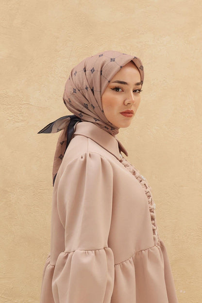 Silk Home Olinda Eşarp - Vizon Lacivert