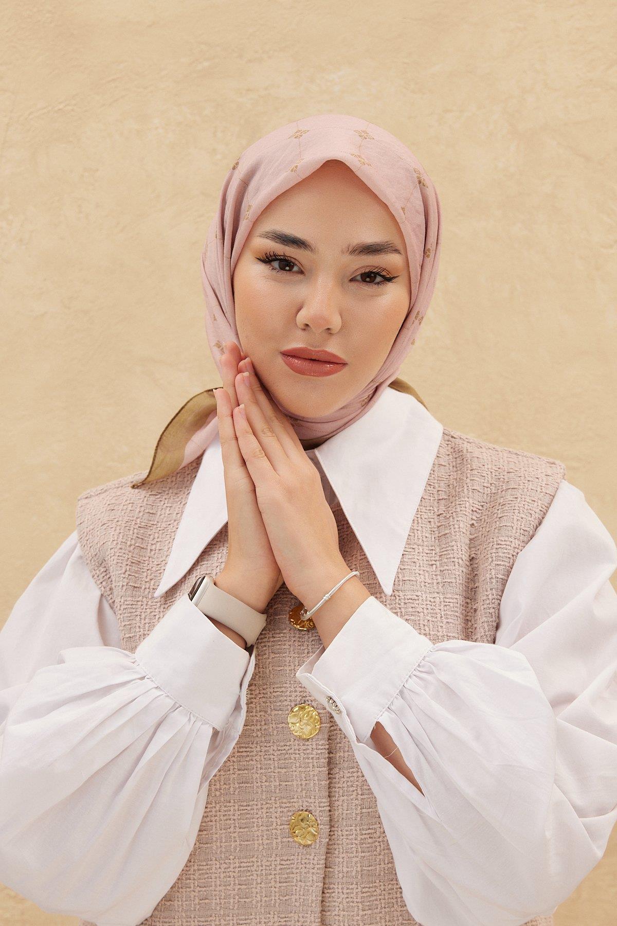 Silk Home Olinda Eşarp - Vizon Yağ Yeşili