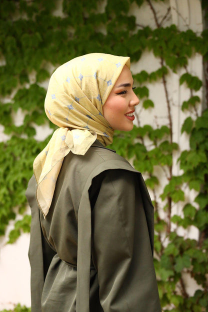 Silk Home Olinda Eşarp - Yeşil Mavi