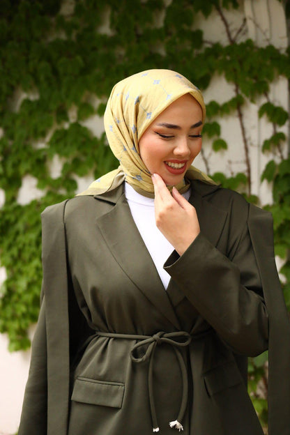Silk Home Olinda Eşarp - Yeşil Mavi