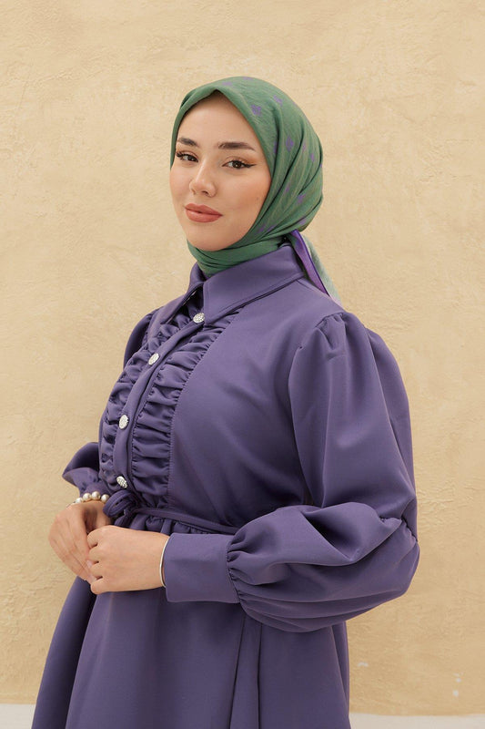 Silk Home Olinda Eşarp - Zümrüt Mor