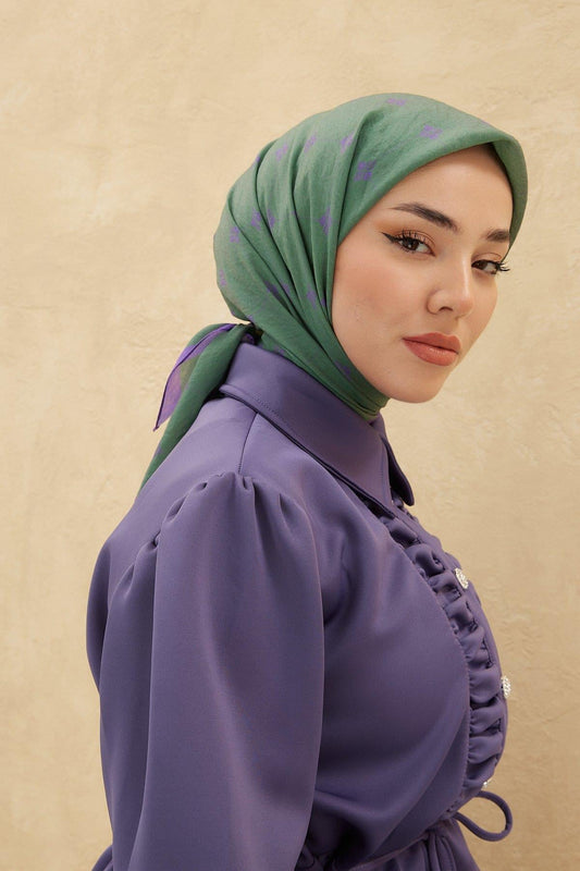 Silk Home Olinda Eşarp - Zümrüt Mor