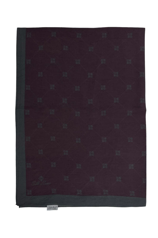 Silk Home Olinda Şal - 49003 - Bordo Yeşil