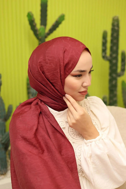 Silk Home Prime Şal - 78004-20 Bordo