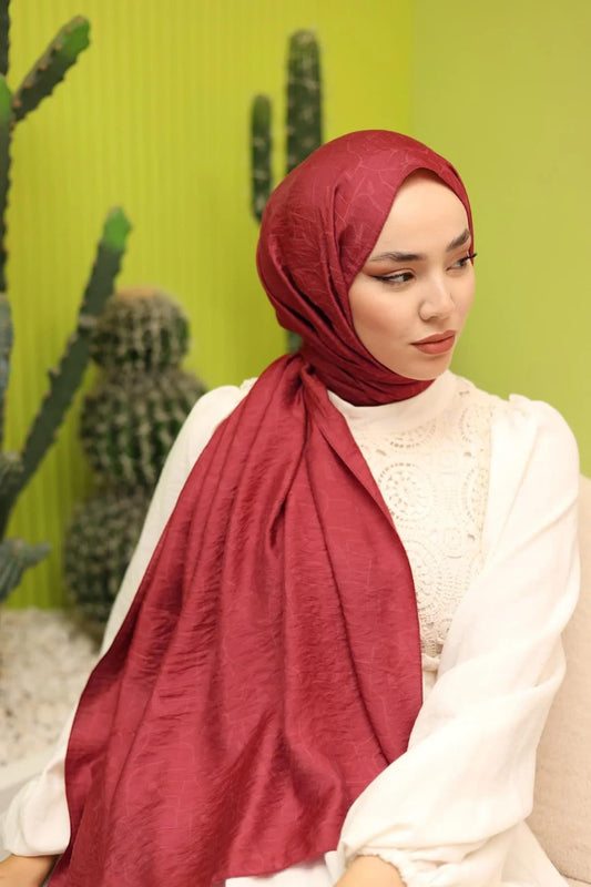 Silk Home Prime Şal - 78004-20 Bordo