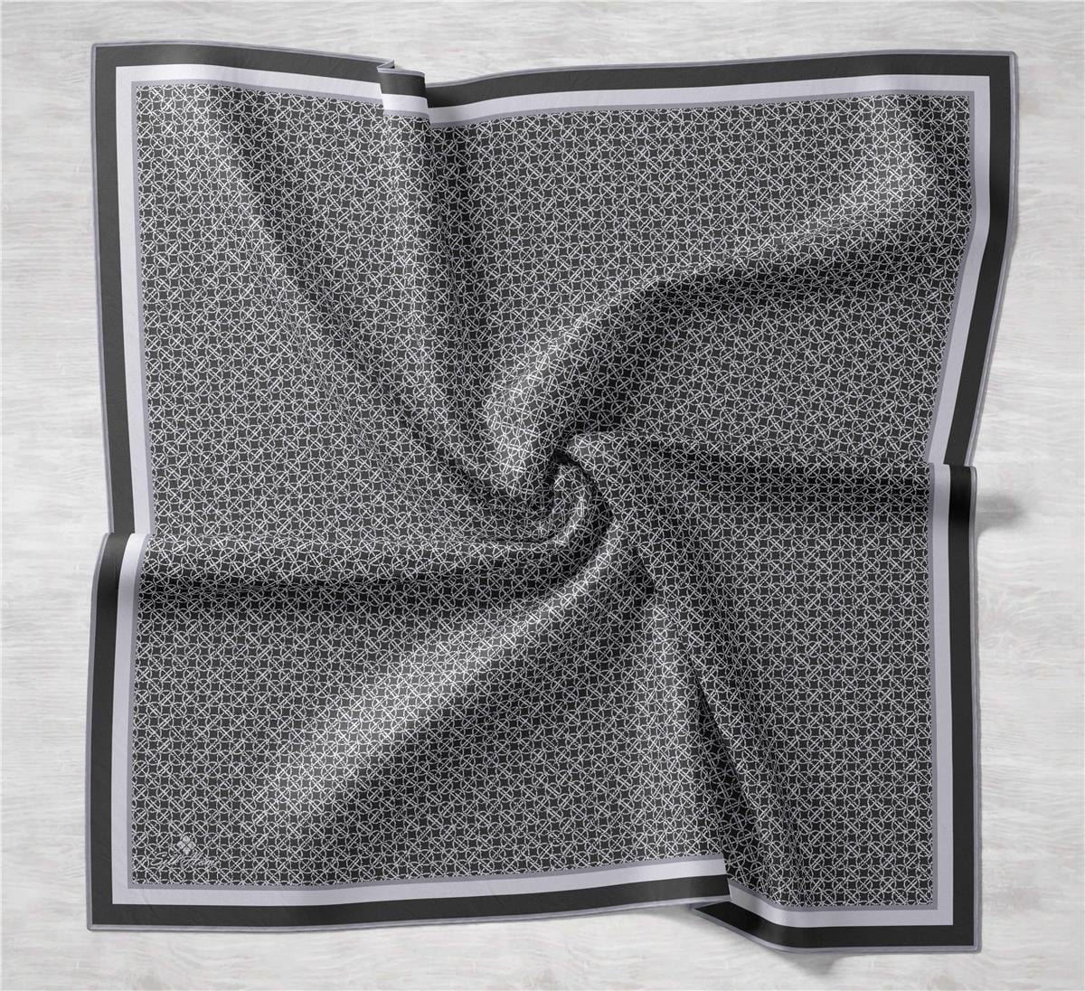 Silk Home Twill İpek Eşarp - 11414-04 Antrasit