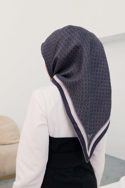 Silk Home Twill İpek Eşarp - 11414-04 Antrasit