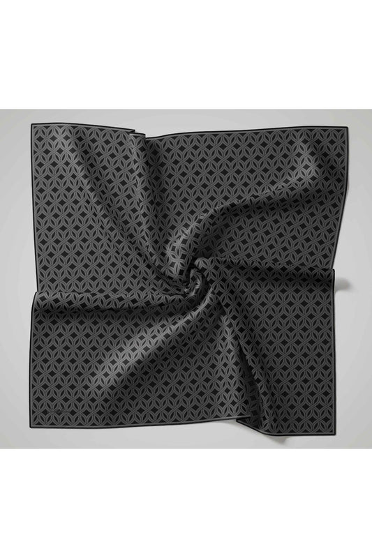 Silk Home Twill İpek Eşarp - 11479-07 Siyah Füme