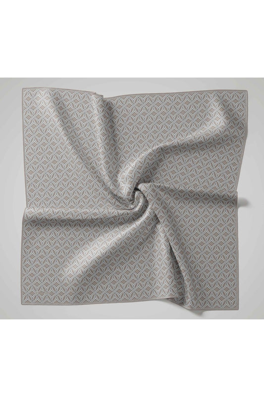 Silk Home Twill İpek Eşarp - 11479-13 Vizon Ekru