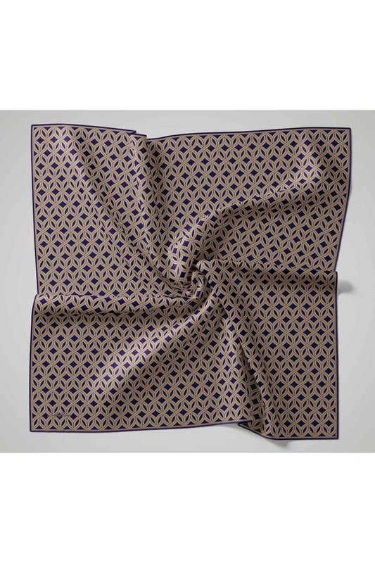 Silk Home Twill İpek Eşarp - 11479-39 Lacivert Vizon