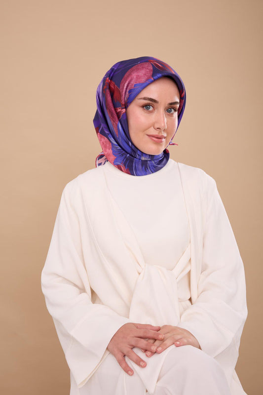 Silk Home Twill İpek Eşarp - 11480-86 Morcivert