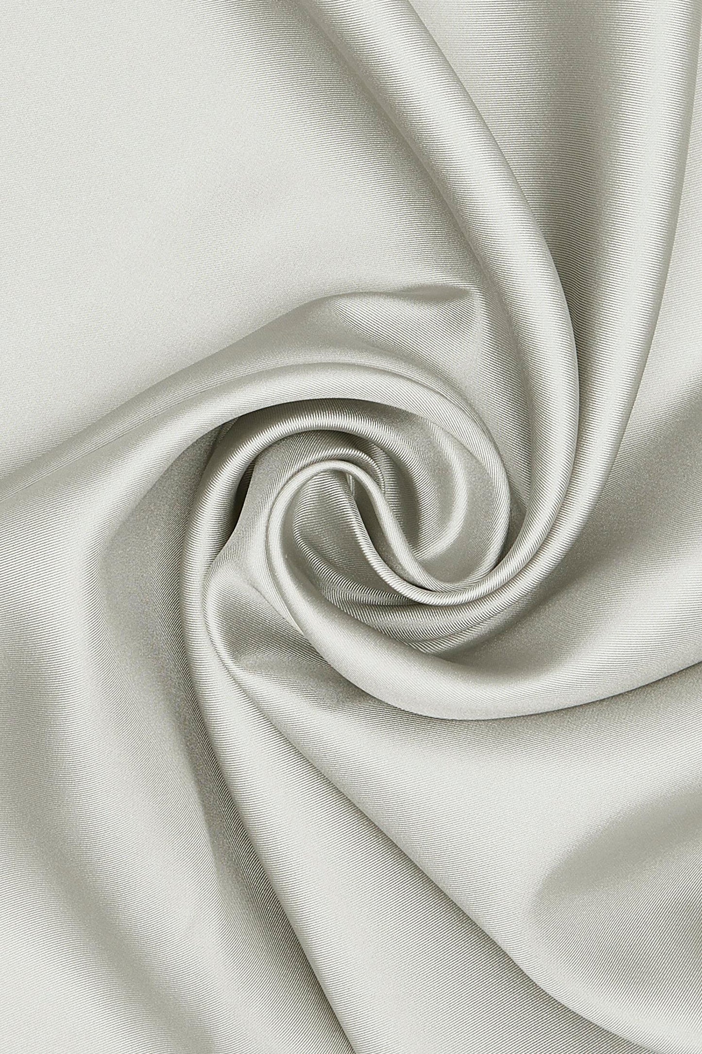 Vakko Düz Twill İpek Eşarp - Açık Taş