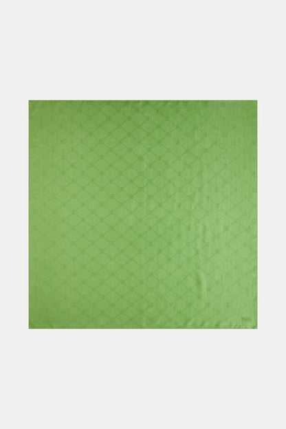 Vakko Pamuk İpek Eşarp - Monogram - Fıstık