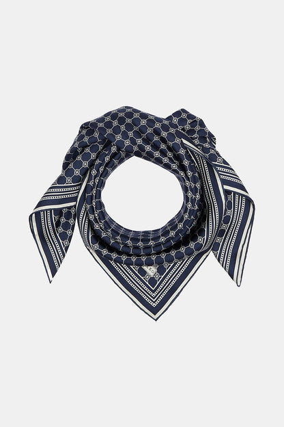 Vakko Twill İpek Eşarp - Özel Seri - Lacivert